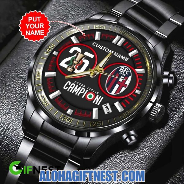 BFC Coppa Italia Campioni Custom Name Stainless Steel Watch