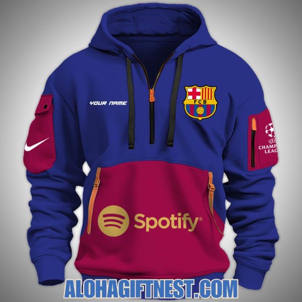 Barcelona 2025 Custom Name Limited Edition Quarter Zip Hoodie