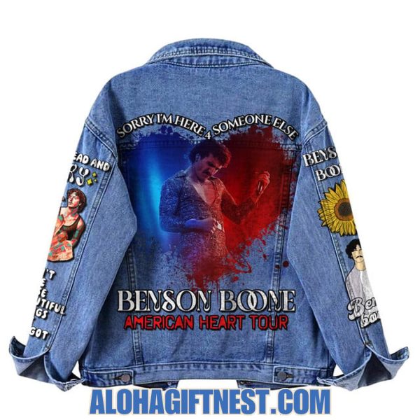 Benson Boone American Heart Tour 2025 Limited Edition Denim Jacket