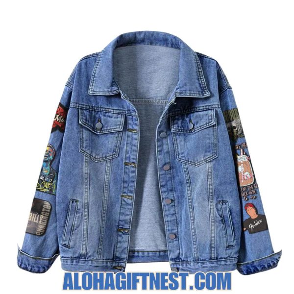 Billy Currington And Kip Moore Wild Hearts,… Whiskey Nights And Nowhere To Be But Right Here Shirt Denim Jacket