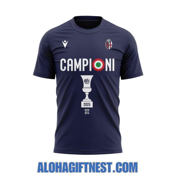 Bologna FC Campioni 2025 W3ar3on3 Limited Edition Hoodie