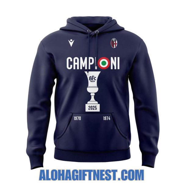 Bologna FC Coppa Italia Campioni 2025 Limited Edition Hoodie