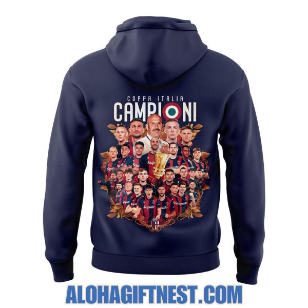 Bologna FC Coppa Italia Campioni 2025 Limited Edition Hoodie