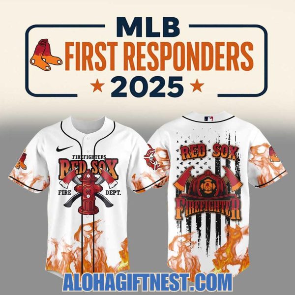 Boston Red Sox Firefighter First Responders 2025 Limited Edition Baseball Jersey