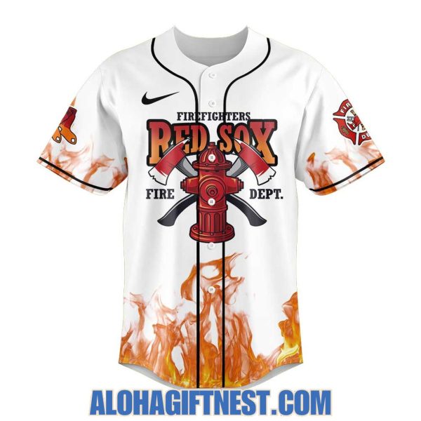 Boston Red Sox Firefighter First Responders 2025 Limited Edition Baseball Jersey