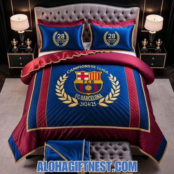 Champions De Lliga Barcelona 2024-2025 Limited Edition Bedding Set
