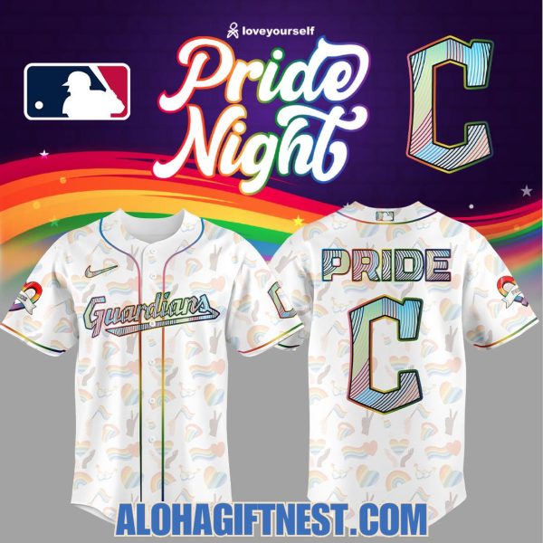Cleveland Guardians 2025 LGBTQ Pride Night Baseball Jersey