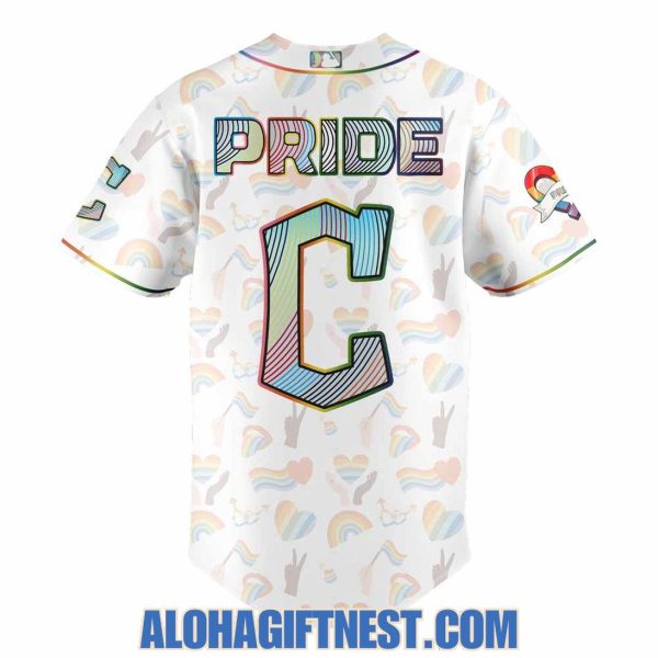 Cleveland Guardians 2025 LGBTQ Pride Night Baseball Jersey