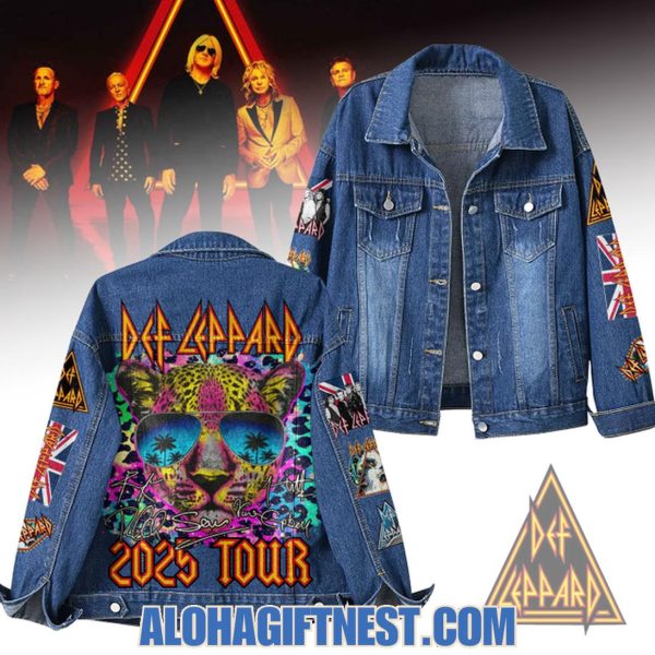 Def Leppard 2025 Tour Limited Edition Denim Jacket