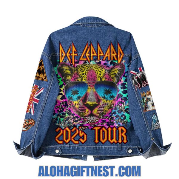 Def Leppard 2025 Tour Limited Edition Denim Jacket
