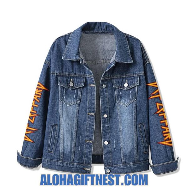 Def Leppard Let’s Get The Rock Outta Here Denim Jacket