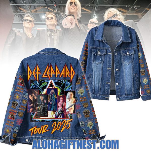 Def Leppard Tour 2025 Denim Jacket