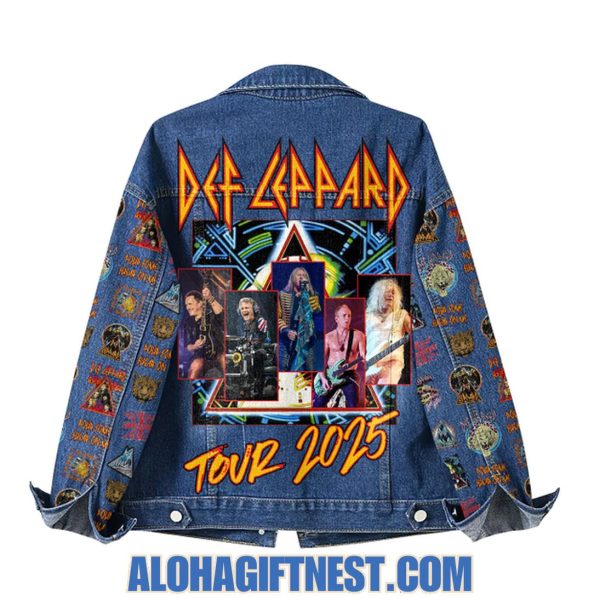 Def Leppard Tour 2025 Denim Jacket