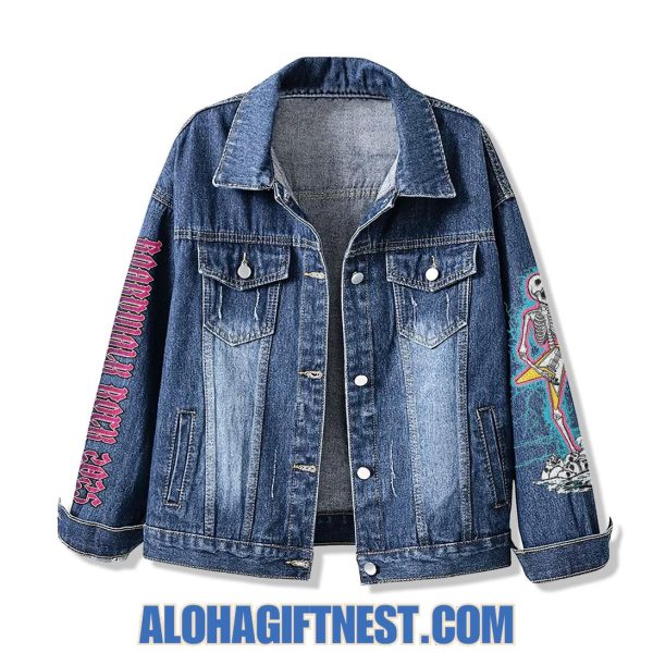 Def Leppard x Motley Crue Boarowalk Rock 2025 Denim Jacket