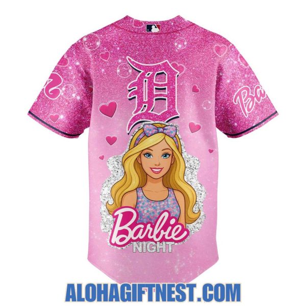 Detroit Tigers 2025 Barbie Night Limited Edition Baseball Jersey