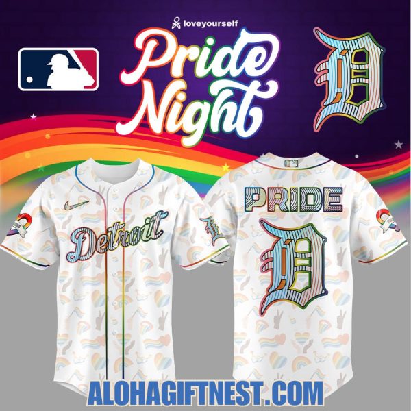 Detroit Tigers 2025 LGBTQ Pride Night Baseball Jersey