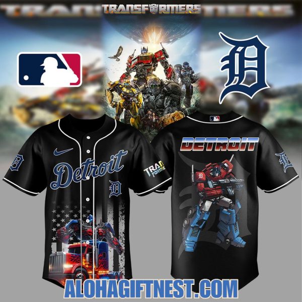 Detroit Tigers 2025 Transformers x Optimus Prime Limited Edition Baseball Jersey