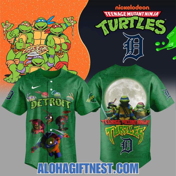 Detroit Tigers Teenage Mutant Ninja Turtles 2025 Limited Edition Baseball Jersey