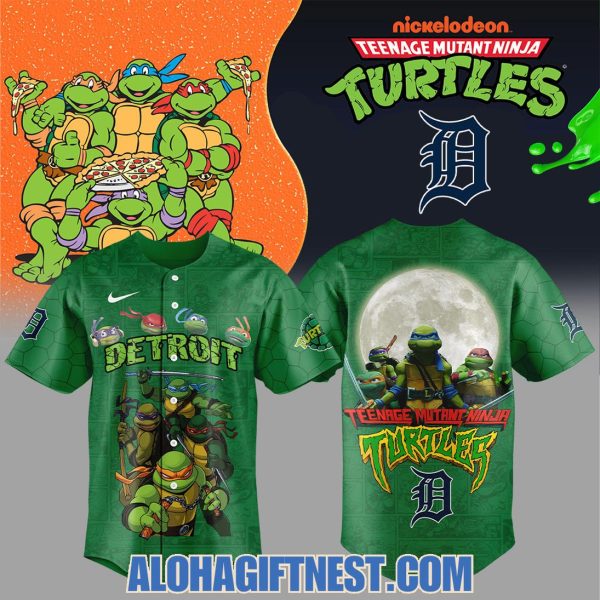 Detroit Tigers Teenage Mutant Ninja Turtles 2025 Special Edition Baseball Jersey