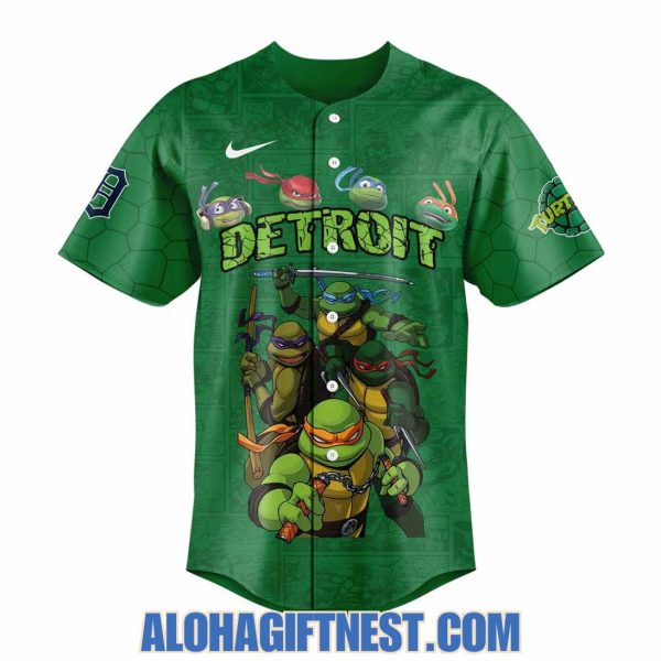 Detroit Tigers Teenage Mutant Ninja Turtles 2025 Special Edition Baseball Jersey