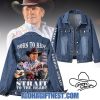 Def Leppard x Motley Crue Boarowalk Rock 2025 Denim Jacket