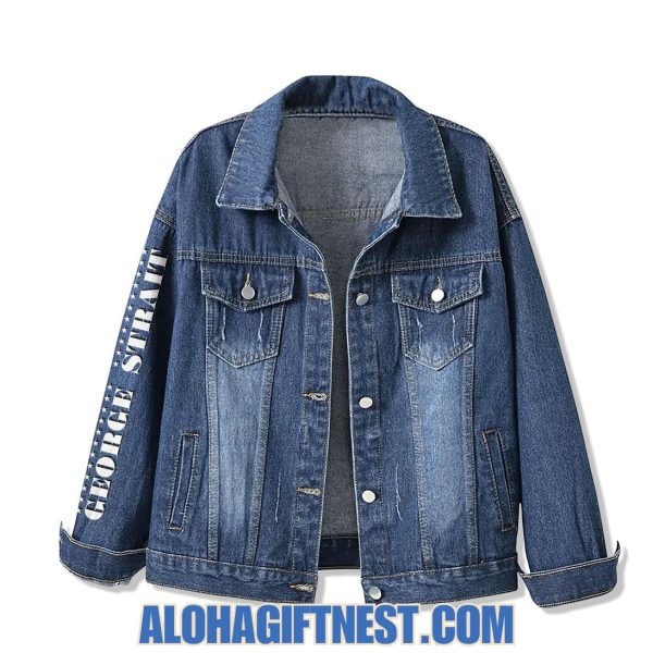 George Strait Born To Ride Strait To The Heart Denim Jacket