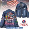 Grateful Dead Red White And Grateful Denim Jacket