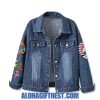Grateful Dead Red White And Grateful Denim Jacket