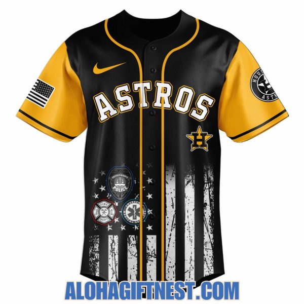 Houston Astros First Responder Night 2025 Baseball Jersey