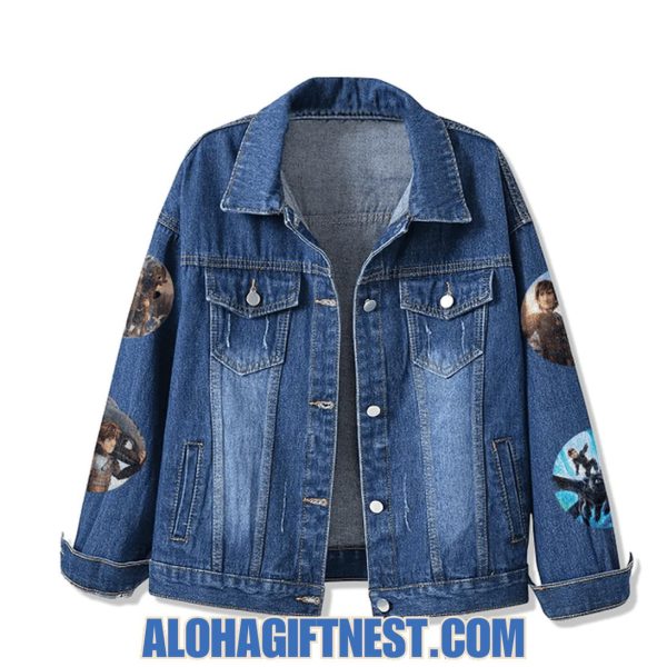 How To Train Your Dragon Figure Out What Side You’re On Limited Edition Denim Jacket