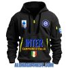 Inter Milan Campione D'Italia 2025 Quarter Zip Hoodie