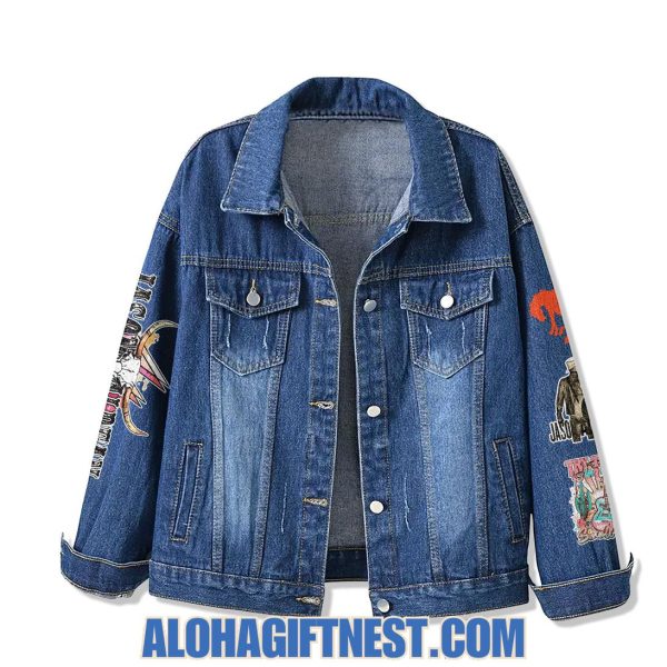 Jason Aldean Full Throttle Tour 2025 Denim Jacket