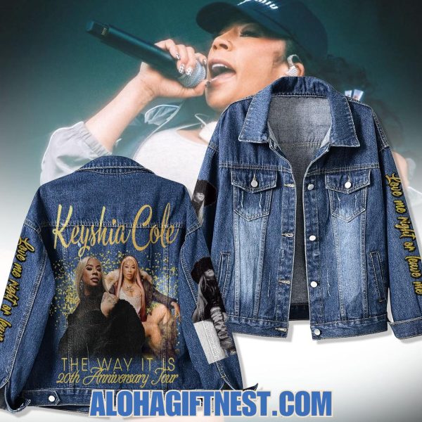 Keyshia Cole The Way It Is 20th Anniversary Tour Denim Jacket