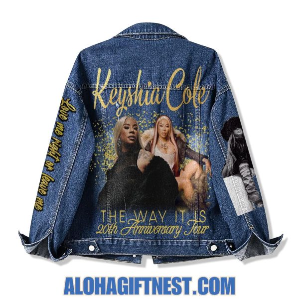 Keyshia Cole The Way It Is 20th Anniversary Tour Denim Jacket