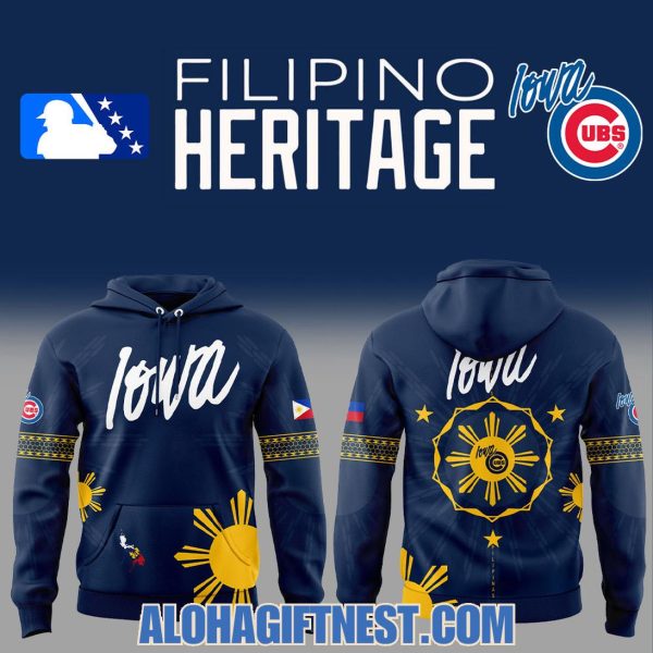 Limited Edition Iowa Cubs Filipino Heritage Night 2025 Hoodie