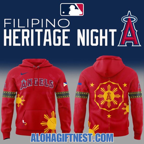Limited Edition Los Angeles Angels Filipino Heritage Night 2025 Hoodie