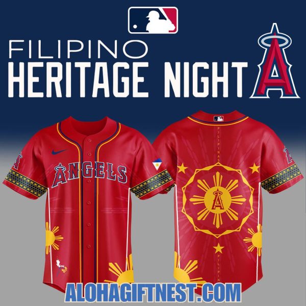 Limited Edition Los Angeles Angels Filipino Heritage Night 2025 Hoodie