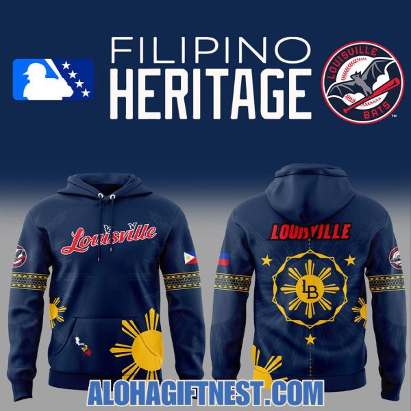 Limited Edition Louisville Bats Filipino Heritage Night 2025 Hoodie