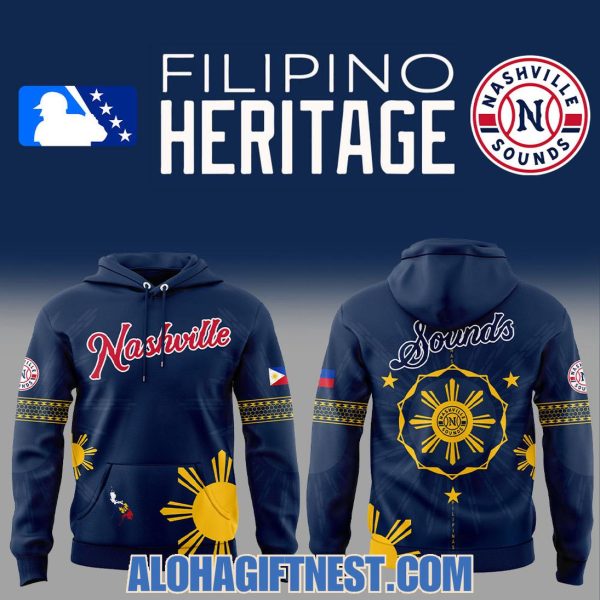 Limited Edition Nashville Sounds Filipino Heritage Night 2025 Hoodie
