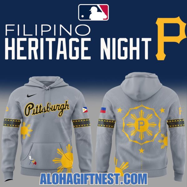 Limited Edition Pittsburgh Pirates Filipino Heritage Night 2025 Hoodie