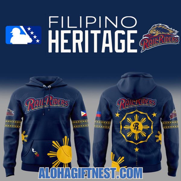 Limited Edition Scranton/Wilkes-Barre RailRiders Filipino Heritage Night 2025 Hoodie