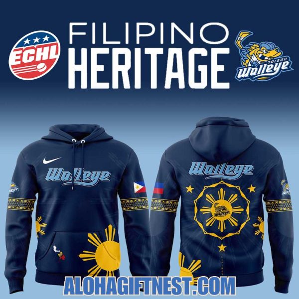 Limited Edition Toledo Walleye Filipino Heritage Night 2025 Hoodie