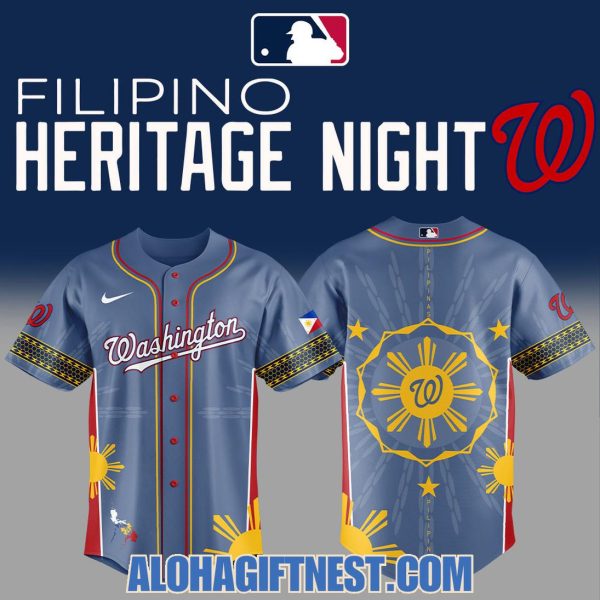 Limited Edition Washington Nationals Filipino Heritage Night 2025 Hoodie