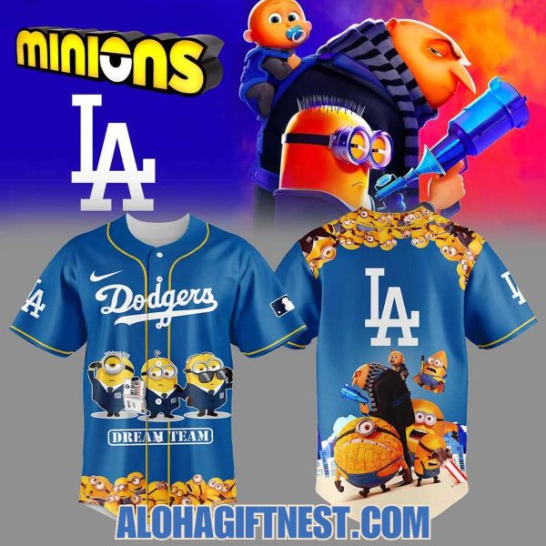 Los Angeles Dodgers 2025 Minions x Dream Team Limited Edition Baseball Jersey