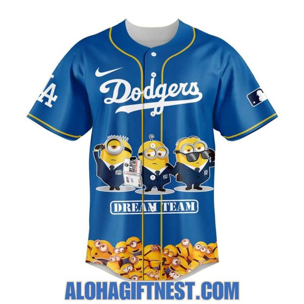 Los Angeles Dodgers 2025 Minions x Dream Team Limited Edition Baseball Jersey