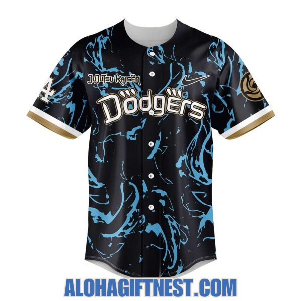 Los Angeles Dodgers Jujutsu Kaisen 2025 Special Edition Baseball Jersey