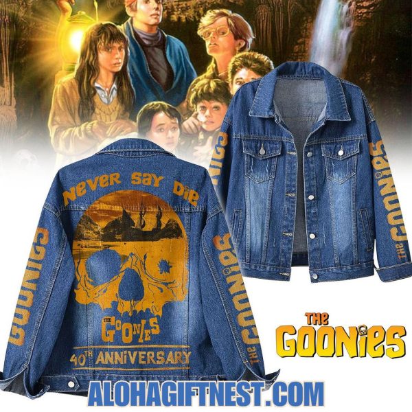 Never Say Die The Goonies 40th Anniversary Limited Edition Denim Jacket