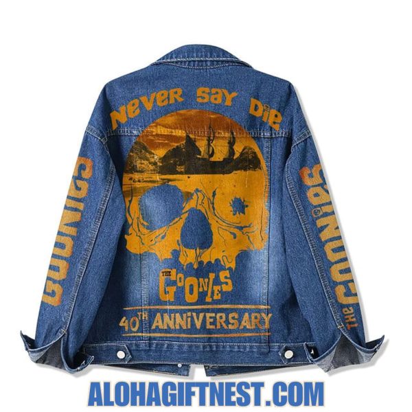 Never Say Die The Goonies 40th Anniversary Limited Edition Denim Jacket