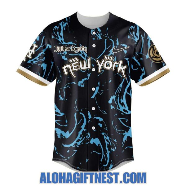 New York Mets Jujutsu Kaisen 2025 Special Edition Baseball Jersey