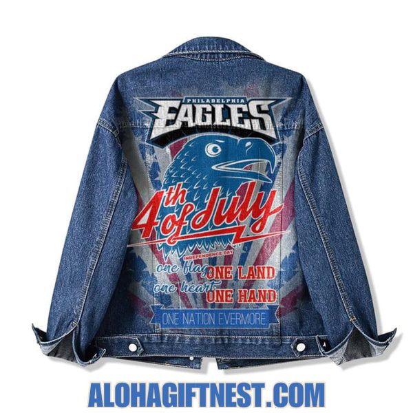 Philadelphia Eagles 4th Of July Limited Edition Denim Jacket